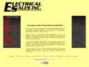 Website Snapshot of ELECTRICAL SALES INC