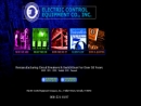 Website Snapshot of Electric Control Equipment Co.