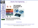 Website Snapshot of Electric Fan Engineering Co.