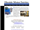 Website Snapshot of Electric Motor Service Co.