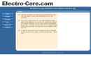 Website Snapshot of ELECTRO-CORE INC