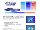 Website Snapshot of Electrolizing Corp. Of Ohio