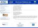 Website Snapshot of Electronic Solutions, Inc.