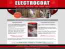 Website Snapshot of Electro Coat