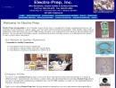 Website Snapshot of Electro-Prep, Inc.