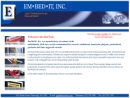 Website Snapshot of Em-Bed-It Co., Inc.