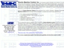 Website Snapshot of Electric Machine Control, Inc.
