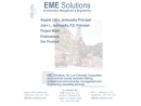 Website Snapshot of Eme Solutions Inc