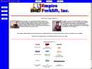 Website Snapshot of Empire Forklift, Inc.