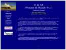 Website Snapshot of E & M Precast Inc