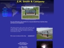 Website Snapshot of E. M. Smith & Co.