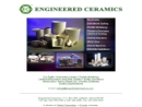 Website Snapshot of Engineered Ceramics, A General Signal Co.