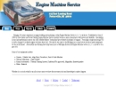Website Snapshot of Engine Machine Service