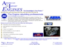 Website Snapshot of American & Import Engines Co.