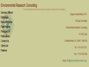 Website Snapshot of ENVIRONMENTAL RESEARCH CONSULTING