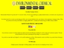 Website Snapshot of ENVIRONMENTAL CHEMICAL CORP