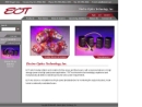 Website Snapshot of Electro Optics Technology, Inc.