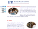 Website Snapshot of Electronic Products Design, Inc.