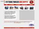 Website Snapshot of I-10 TEXAS TRAILER AND SUPPLY