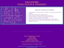 Website Snapshot of Ergo Training Inc