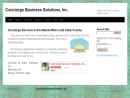 Website Snapshot of Concerge Business Solutions