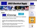 Website Snapshot of ESCO ELECTRICAL SUPPLY LLC