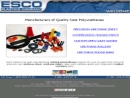 Website Snapshot of Esco Plastics