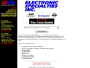 Website Snapshot of Electronic Specialties, Inc.