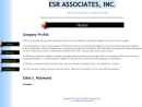 Website Snapshot of ESR ASSOC INC