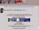 Website Snapshot of E T C Of Henderson, Inc.
