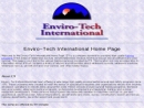 Website Snapshot of ENVIRO-TECH INTERNATIONAL