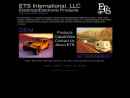 Website Snapshot of ETS International, LLC
