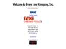 Website Snapshot of Evans & Co., Inc.