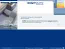 Website Snapshot of Exactmats, Inc.