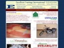 Website Snapshot of Excellent Coatings, Inc.