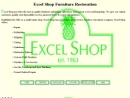 Website Snapshot of Excel Shop