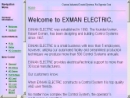 Website Snapshot of Exman Electric