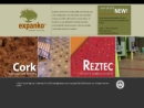 Website Snapshot of Expanko Cork Co., Inc.