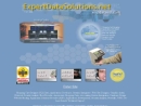 Website Snapshot of Expert Data Solutions