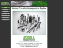 Website Snapshot of Ezell Precision Tool Co.