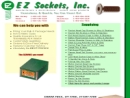 Website Snapshot of E-Z Sockets, Inc.