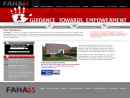 Website Snapshot of FREDERICKSBURG AREA HIV/AIDS SUPPORT SERVICES, INCORPORATED