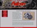 Website Snapshot of Falcon Automotive Products