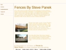 Website Snapshot of Fences By Steven F. Panek