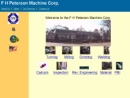 Website Snapshot of Peterson Machine Corp., F. H.