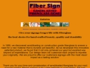 Website Snapshot of Fibre Sign