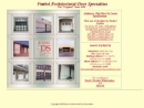 Website Snapshot of Fimbel Architectural Door Specialties