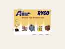 Website Snapshot of Ryco