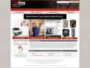 Website Snapshot of Fire King Security Products