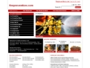 Website Snapshot of Fire Prevention